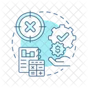 Tesouraria Pesquisa Revisao Ícone