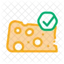 Formaggio Pezzo Biologico Icon