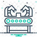 Producao De Maquinas Industria Automotiva Ícone