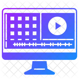Produção de vídeo  Ícone