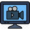 Producao De Video Camera Monitor Icon