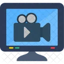 Producao De Video Camera Monitor Icon