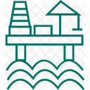 Offshore Plataforma Petroleo Icon