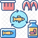 Producing fish products  Icon