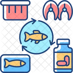 Producing fish products  Icon