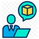 Client Discuss About Product Discuss About Product Manufacturing Icon
