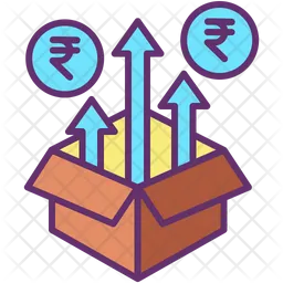 Product Investment Rupee  Icon