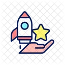 Product Launch Startup Achievement Icon