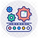 Product Management Conveyor Belt Manufacturing Icon