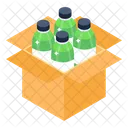 Packaging Parcel Filling Cardboard Icon