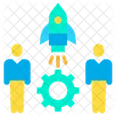 Start Up Start Up New Product Care Of Product Icon
