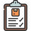 Product Report Product Checklist Icon