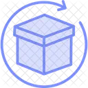 Product Return Duotone Line Icon Icon