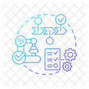 Traceability Manufacturing Manufacturing Production Line Supply Chain Icon