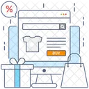 Online Shopping Web Shopping Shopping Website Icon