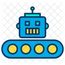 생산 로봇 로봇공학 아이콘