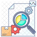 Product Analysis Production Analysis Analytical Production Icon