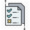Production Priorities Checklist Notes Icon