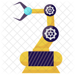 Production Robot Icon - Download in Flat Style