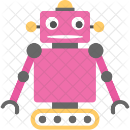 Production Robot Icon - Download in Flat Style