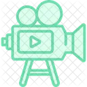 Video Production Duotone Line Icon Icône