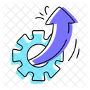 Productivity Performance Productive Growth Increase Productivity Symbol