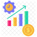 Aumento Desarrollo Proceso Icono