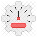 Productividad Eficiencia Velocimetro Icono