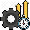 Productividad Gestion Del Tiempo Gestion Icon