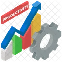 Productivity Business Configuration Growth Chart Icon