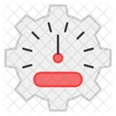 Productivity Efficiency Speedometer Icon