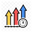 Growth Productivity Color Icon