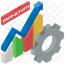 Productivity Business Configuration Growth Chart Icône
