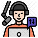 Productor De Podcast Radio Transmision Icono