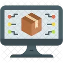 Produit En Ligne Emballage Icône