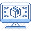Produit En Ligne Emballage Icône