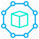 D Modell Prototyp Verbindung Icon