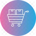 Produktwagen Box Warenkorb Symbol