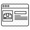 Produktdetails Produktinformationen Produktdaten Symbol