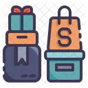 Produkte Einkaufen E Commerce Symbol