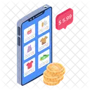 Online Produkte Produktpreise M Commerce Symbol