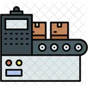 Produktion Fertigung Forderband Symbol