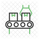 Produktionslinie Fertigung Fabrik Symbol