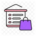 Produktkategorien Kategorien E Commerce Symbol