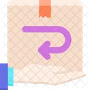 Produktruckgabe Rucksendekarton Karton Symbol