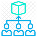 Produktfluss Fluss Flussdiagramm Symbol