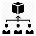 Produktfluss Fluss Flussdiagramm Symbol
