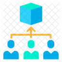 Produktfluss Fluss Flussdiagramm Symbol