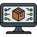 Produto Online Embalagem Ícone