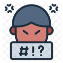 Profanity Swearing Anger Icon